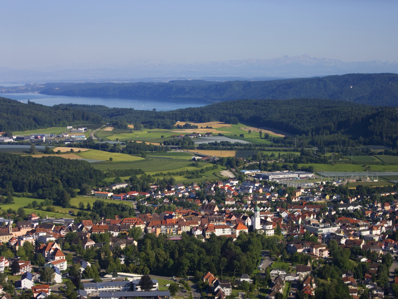  View from Stockach to the Lake Constance 